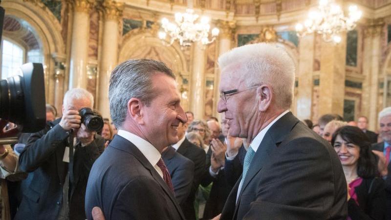 70. Geburtstag: Fischer und Oettinger würdigen Kretschmann Winfried Kretschmann wird 70