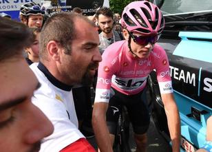 Radprofi Chris Froome fährt dem Gesamtsieg beim 101. Giro d'Italia entgegen... weiterlesen