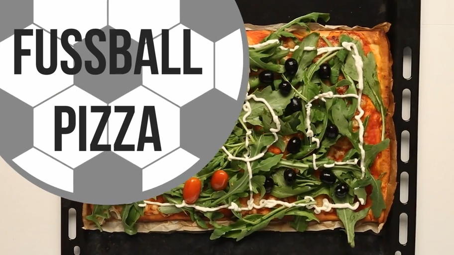Das Rezept zur Fußball-Pizza Das Rezept zur Fußball-Pizza
