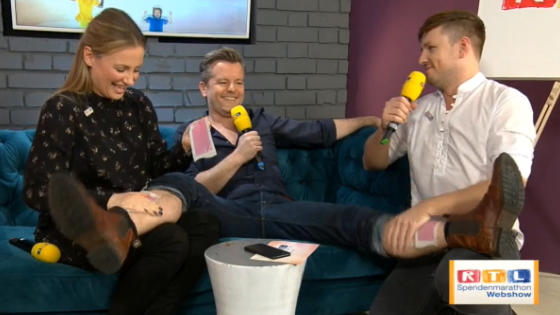 Ania Niedieck und André Dietz waxen für den guten Zweck Ania Niedieck und André Dietz waxen für den guten Zweck