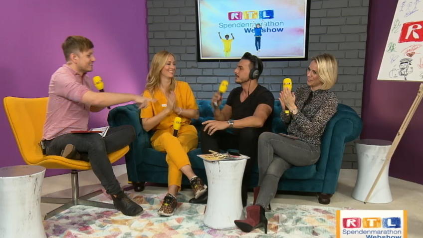 Angela Finger-Erben, Sandra Kuhn und Cronis im Studio Angela Finger-Erben, Sandra Kuhn und Cronis im Studio