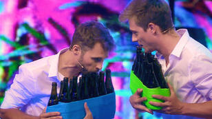 Die "Bottle Boys" sorgen für Partystimmung Die "Bottle Boys" sorgen für Partystimmung