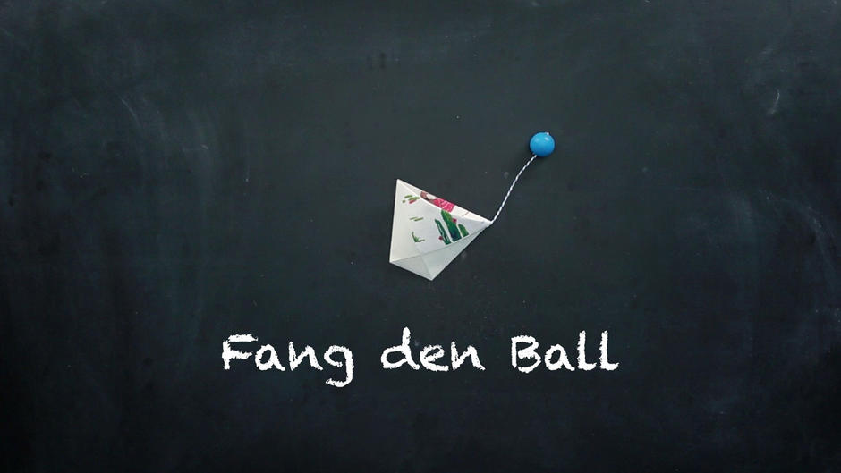 Spiel selber basteln: Fang den Ball! Spiel selber basteln: Fang den Ball!
