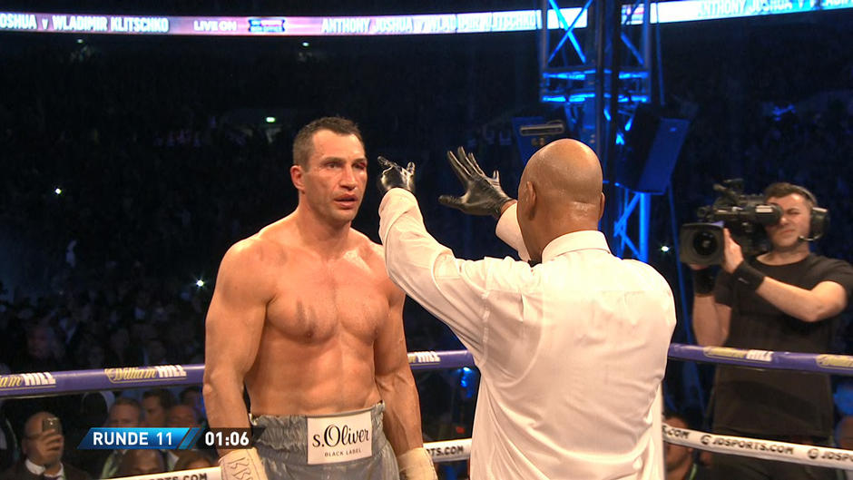 Spektakulärer Fight und Kampfabbruch in Wembley Spektakulärer Fight und Kampfabbruch in Wembley