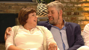 Iris und Uwe Abel sind nach ihrem Sieg total happy Iris und Uwe Abel sind nach ihrem Sieg total happy