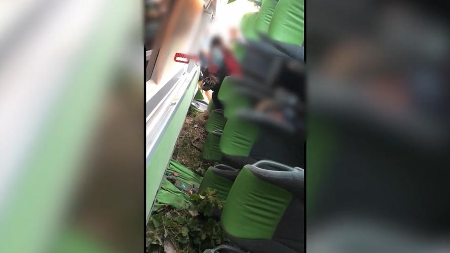 Exklusives Handyvideo zeigt Ausmaß der Unglücks Exklusives Handyvideo zeigt Ausmaß der Unglücks