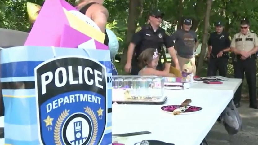 Polizei schmeißt Geburtstagsparty für Kind Polizei schmeißt Geburtstagsparty für Kind