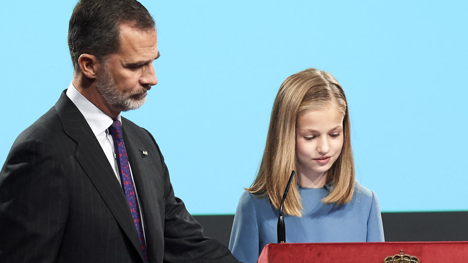 Spaniens Prinzessin Leonor: Erste Rede am 13. Geburtstag Spaniens Prinzessin Leonor: Erste Rede am 13. Geburtstag