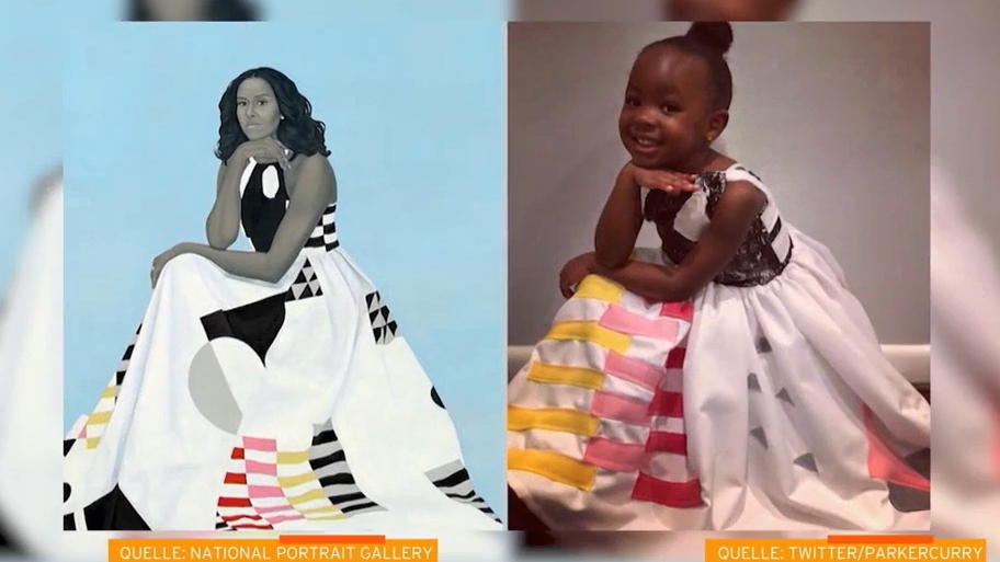 Michelle Obama: Die Ex-First Lady hat ein MIni-Me! Michelle Obama: Die Ex-First Lady hat ein MIni-Me!
