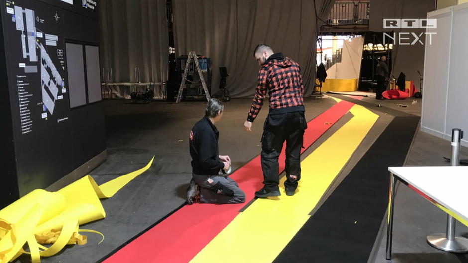 Teppich-Fail beim CDU-Parteitag Teppich-Fail beim CDU-Parteitag