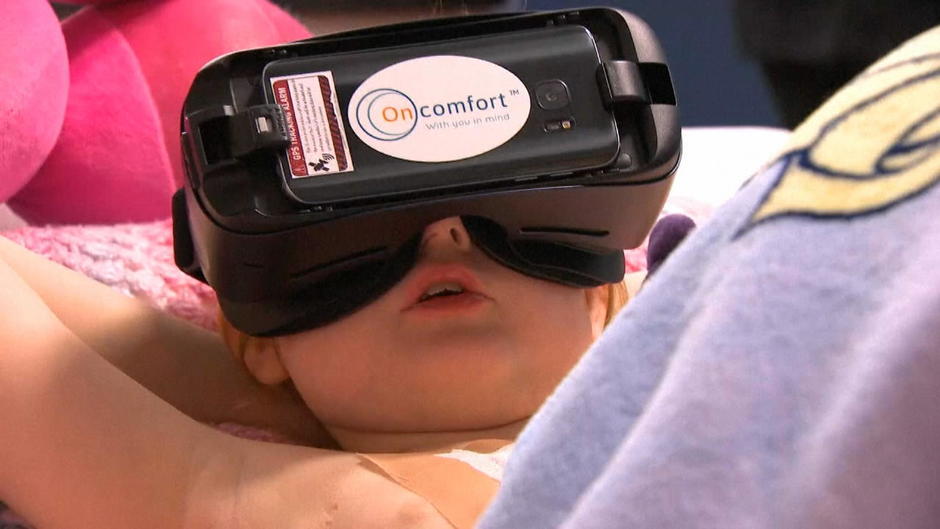 Virtual-Reality-Brillen für kranke Kinder Virtual-Reality-Brillen für kranke Kinder