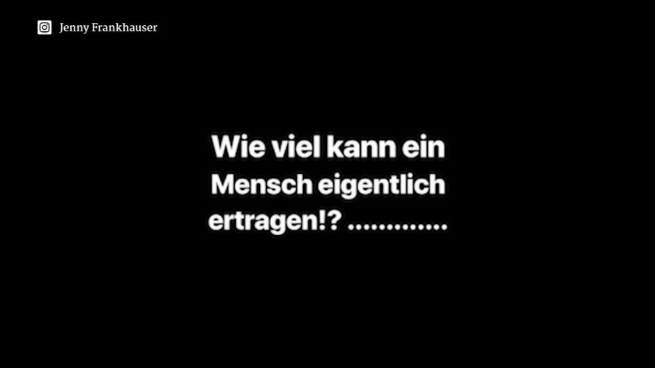 Jenny Frankhauser ist wieder Single Jenny Frankhauser ist wieder Single