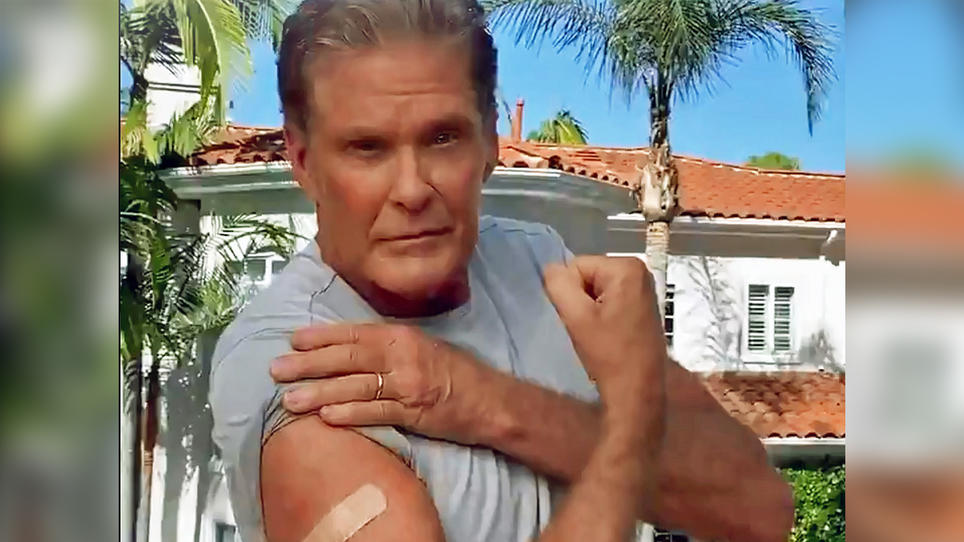 Kooperation Mit Bundesgesundheitsministerium David Hasselhoff Wirbt