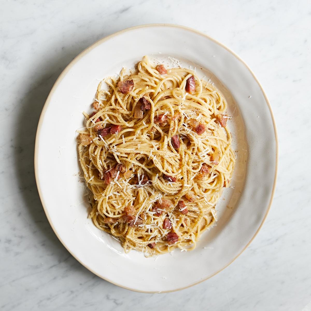 Einfache Carbonara Rezept Jamie Oliver Keep Cooking and Carry On