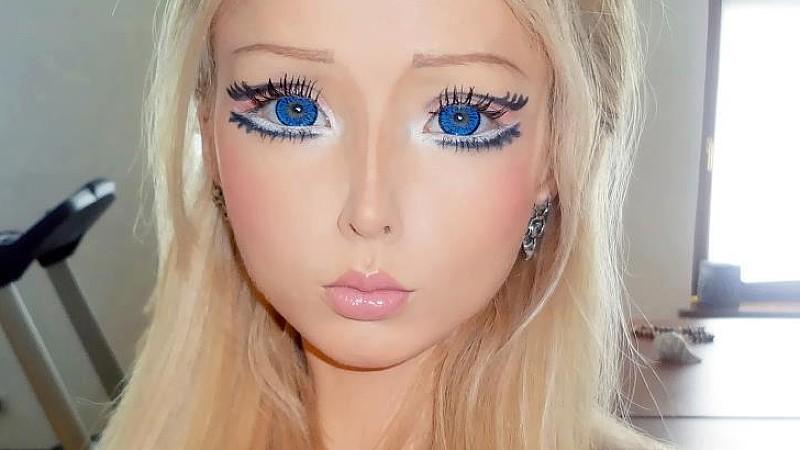 Lebende Barbie Puppe Valeria Lukyanova Nur Schön Erreicht Man Etwas