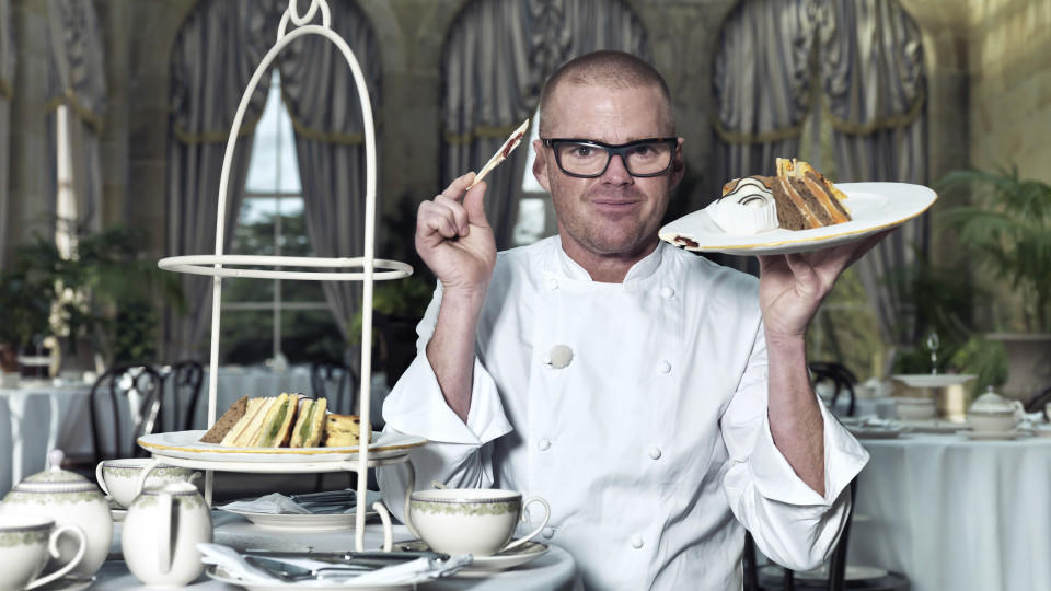 CHEF HESTON BLUMENTHAL FILMING IN SHROPSHIRE ON THE 16/1/14 