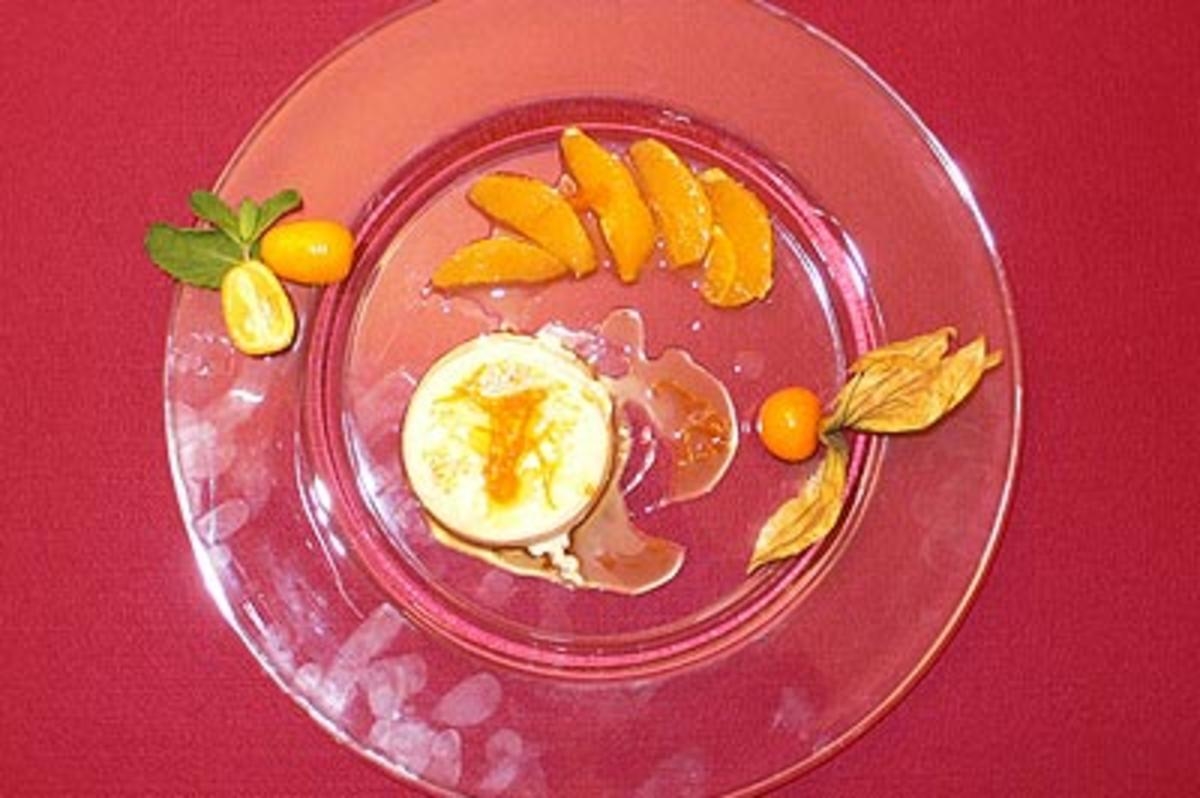Orangenpudding - Pudim de laranja