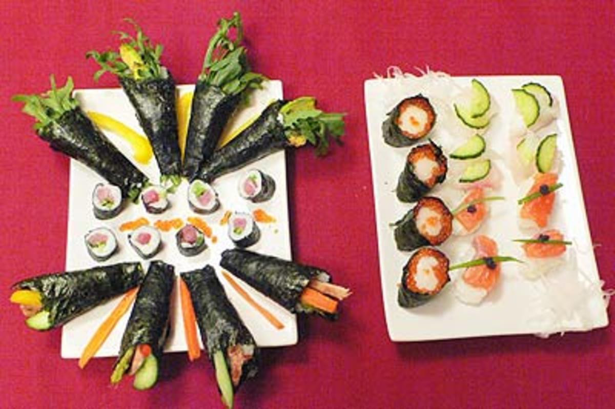 Sushi - verschiedene Variationen