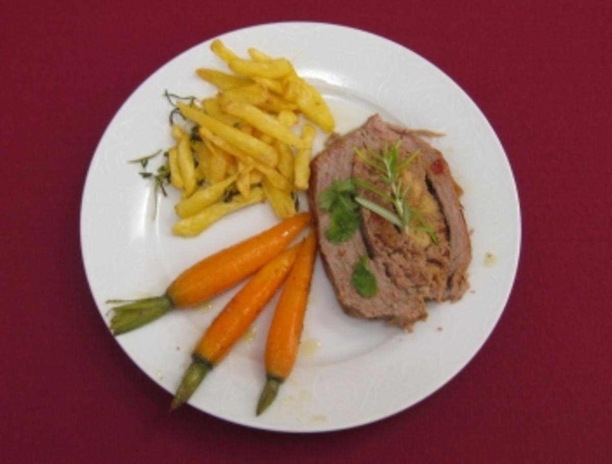 Gefüllter Kalbsbraten mit Toskana-Kartoffeln