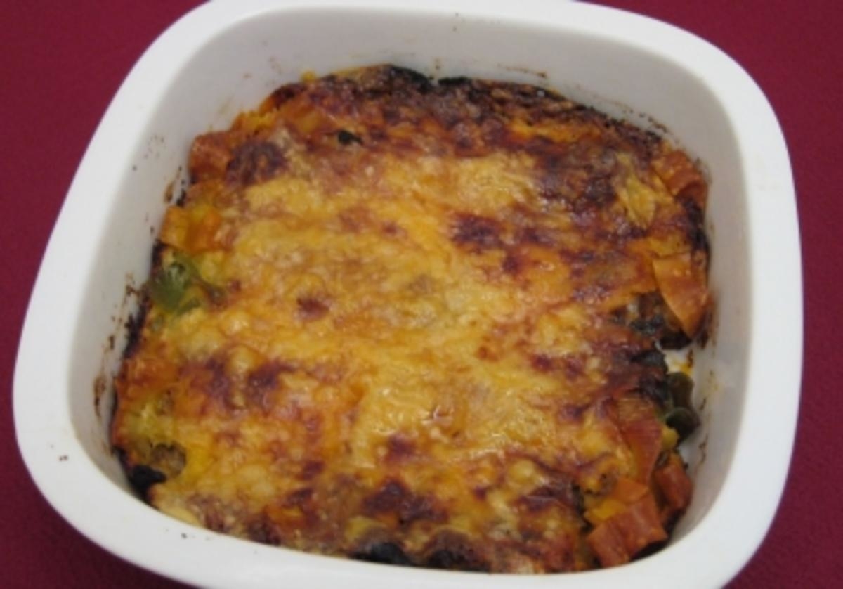 Gehacktes-Gemüse-Lasagne