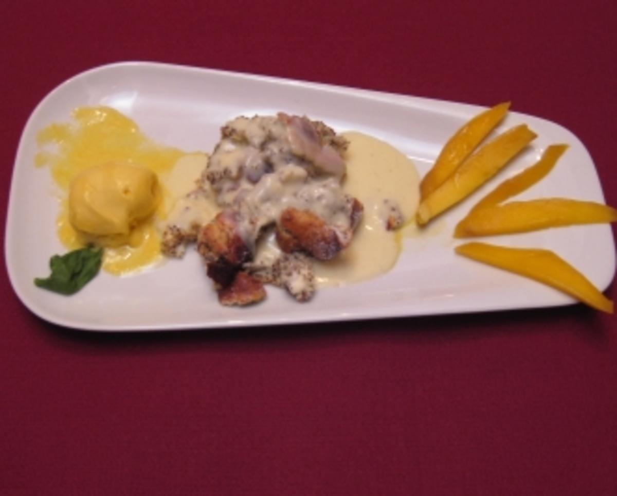 Mohnschmarrn mit Mango