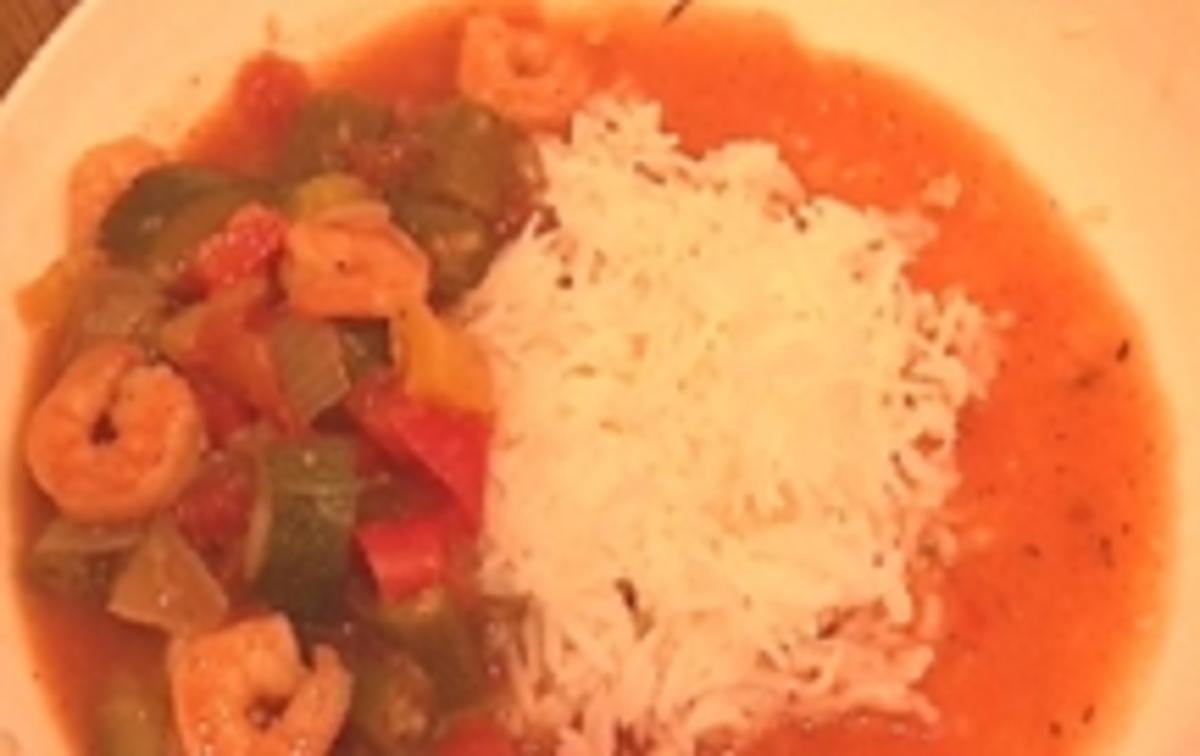 "Gumbo" – Lousianischer Eintopf mit Meeresfrüchten