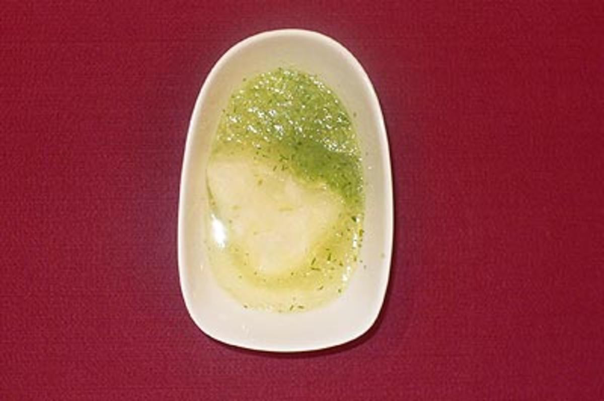 Limonen-Gurken-Sorbet