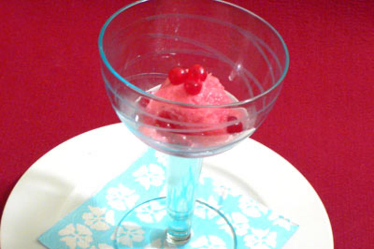 Johannisbeersorbet