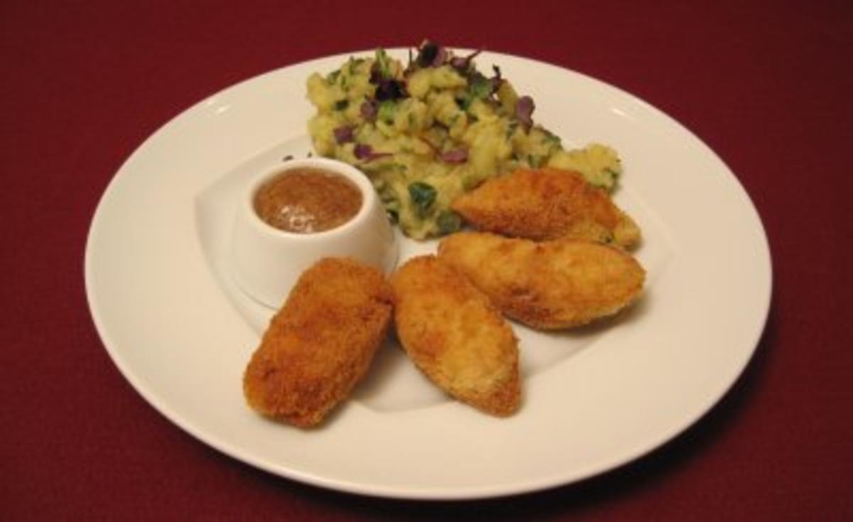 Weißwurstradeln an Kartoffelsalat mit Wildkräutern