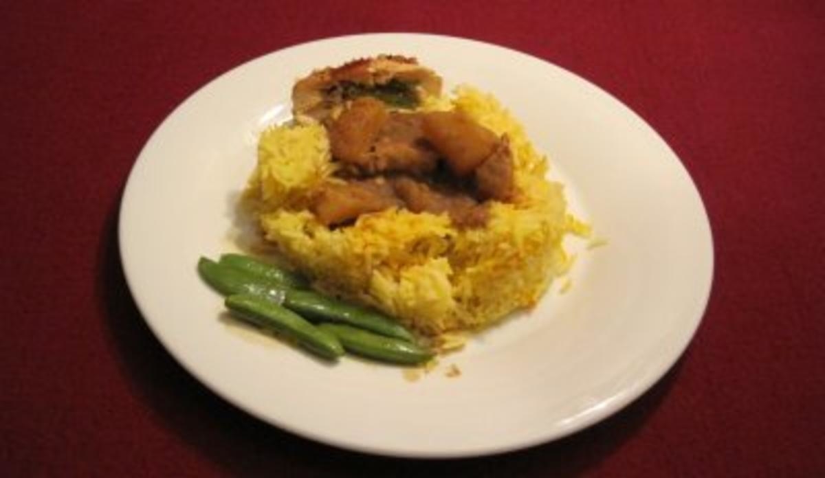 Naalems Chicken Curry mit Safran-Basmatireis