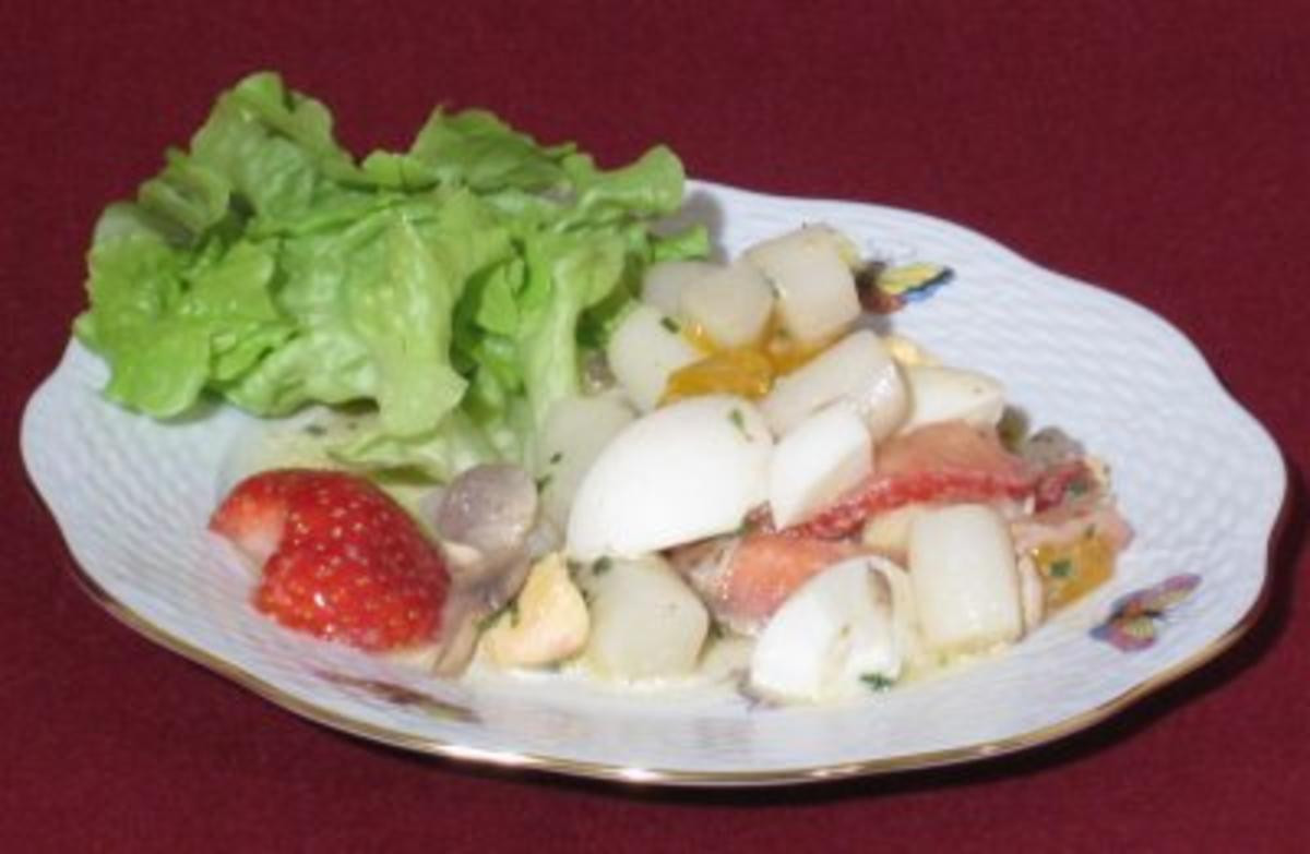 Fruchtiger Spargelsalat