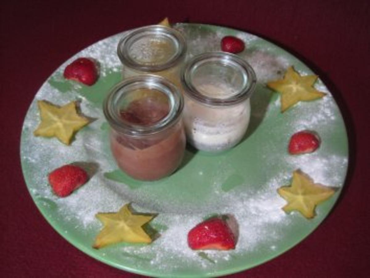 Dessert-Trilogie im Glas