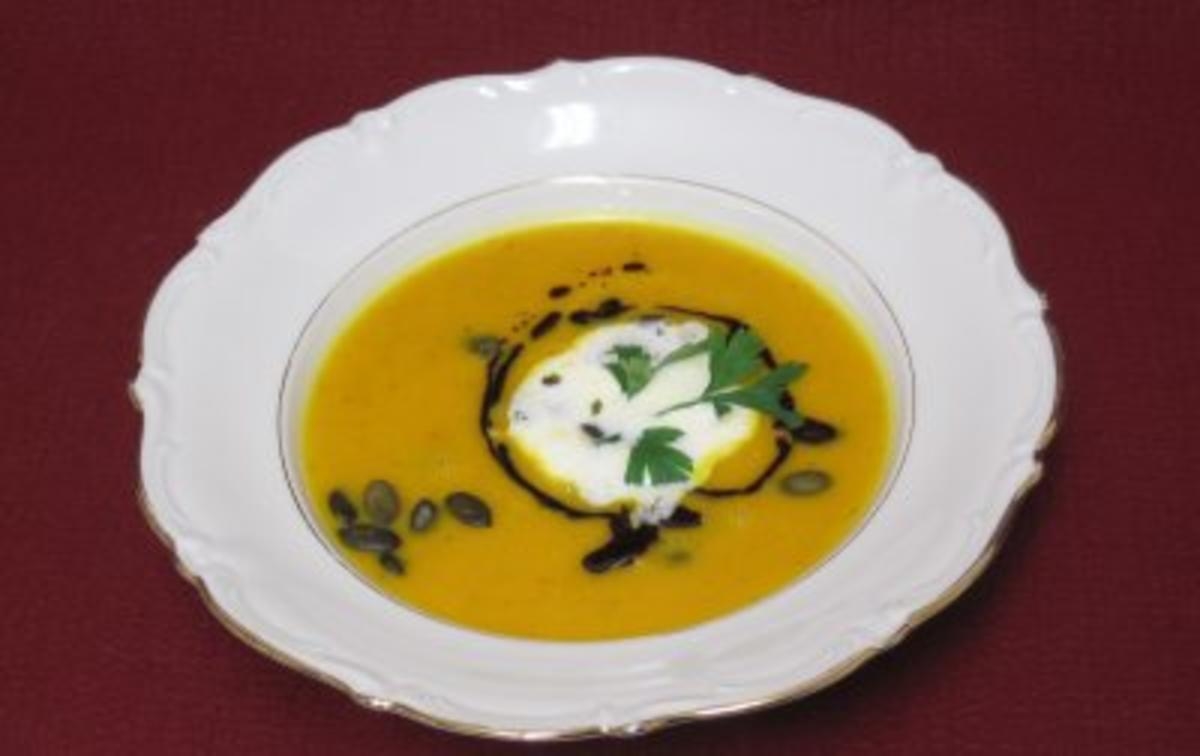 Kürbiscremesüppchen