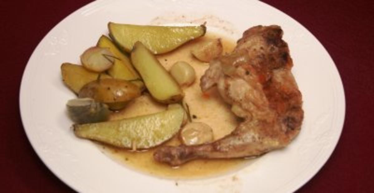 Kaninchen mit Rosmarin-Kartoffeln - The hidden secret of Balmoral