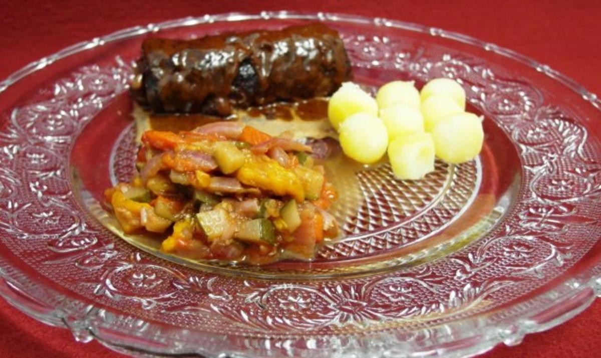 Saltimbocca alla Lasslo mit Petit Belena an Ratatouille