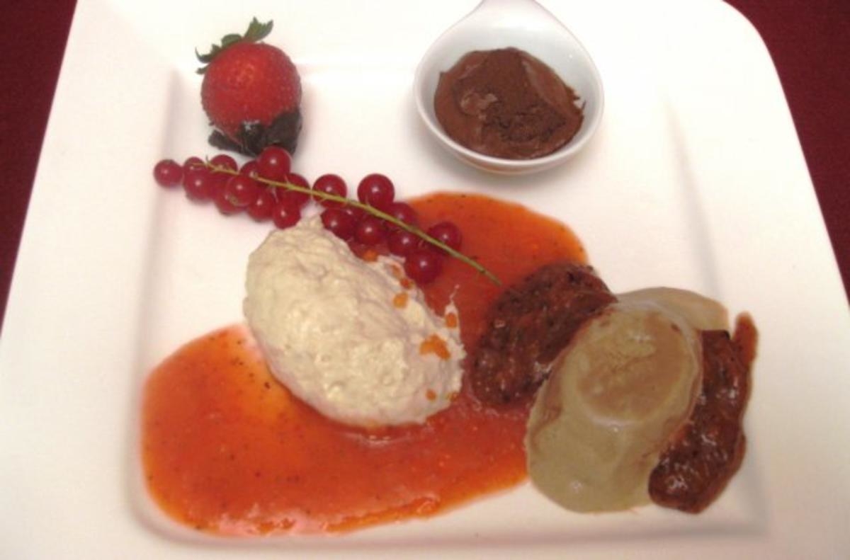 Verspielte Dessertvariation
