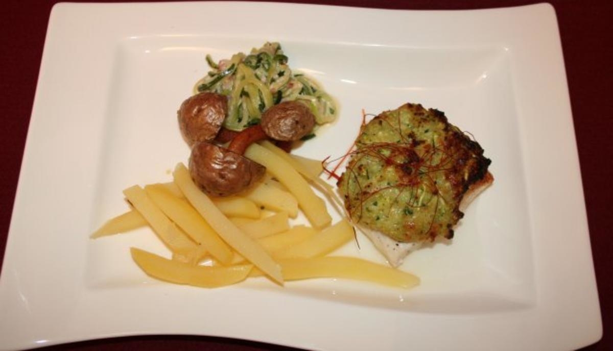 Fisch und Zucchini