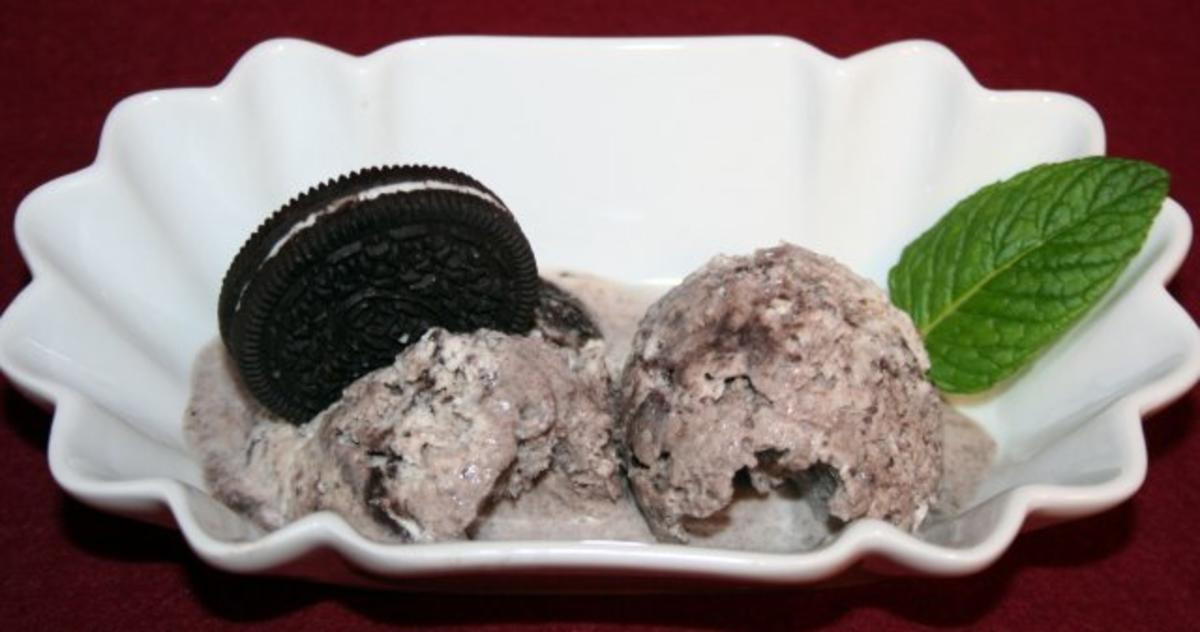 Selbstgemachtes Cookie-Eis