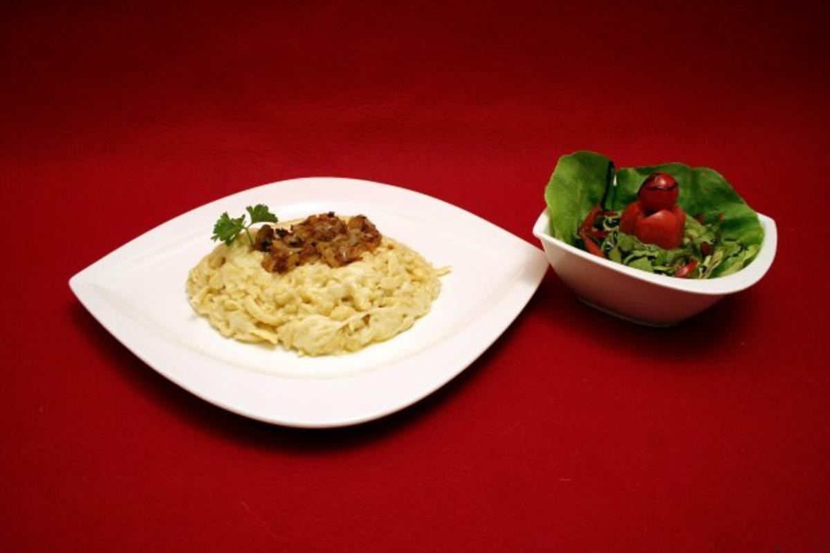 Allgäuer Käsespätzle mit Röstzwiebeln