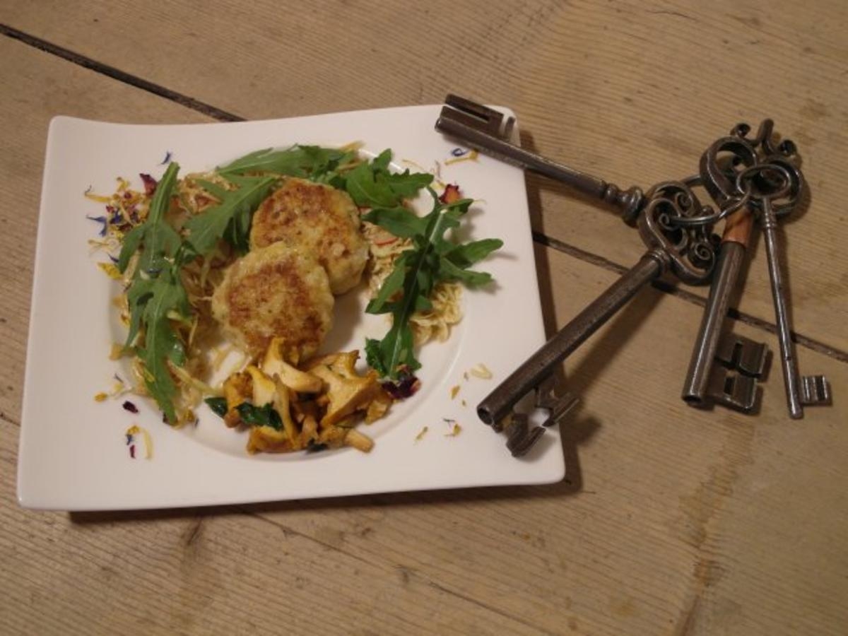 Burgtaler mit einem Prinzentaschen-Amuse-Gueule