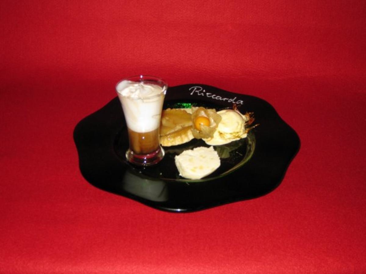 Merziger Apfeltarte mit Honigeis
