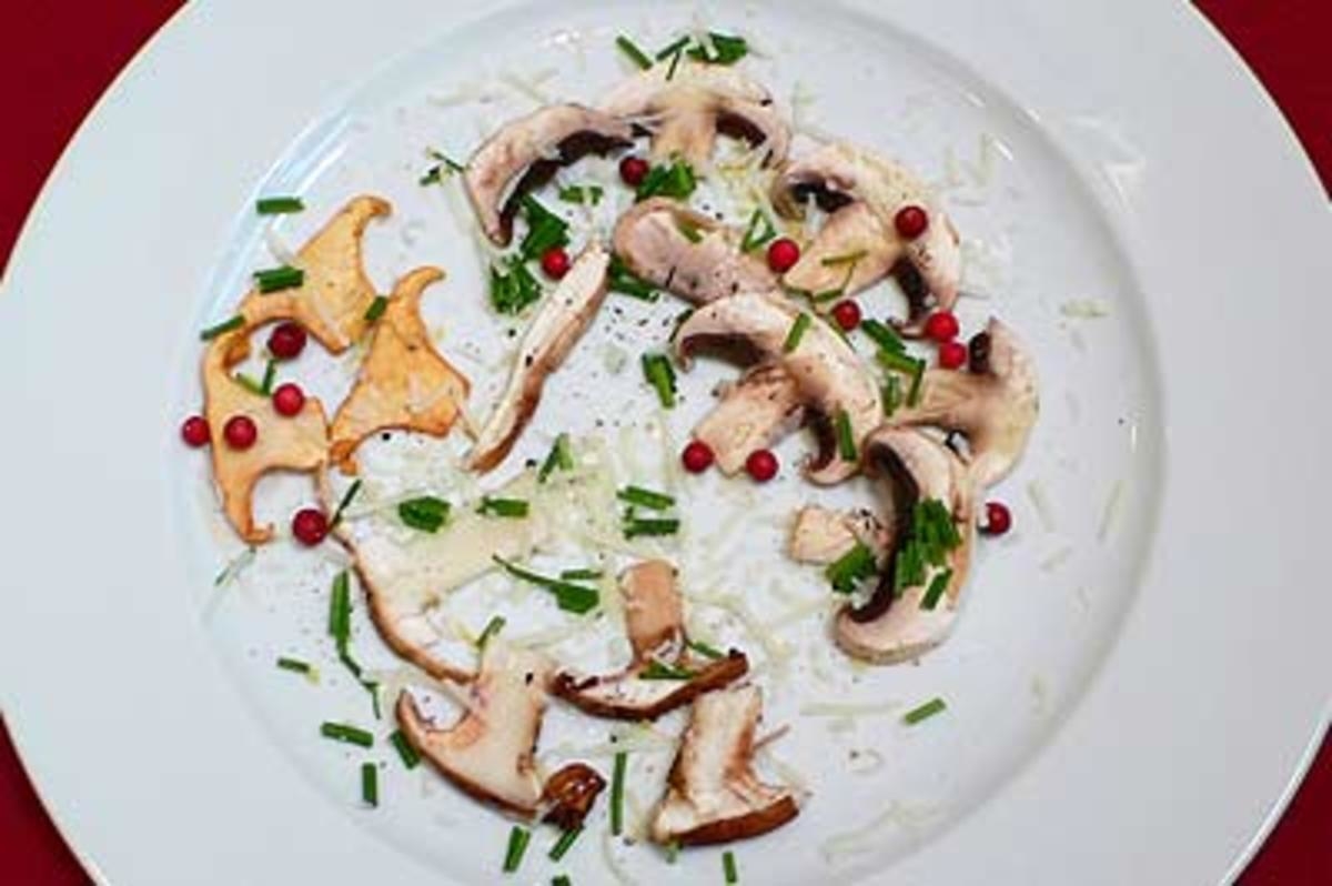 Pilzcarpaccio