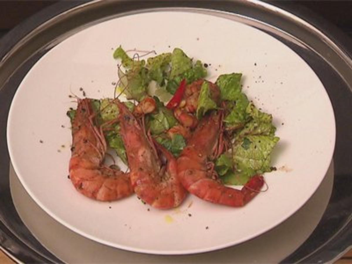 Scampi-Knoblauchpfännchen