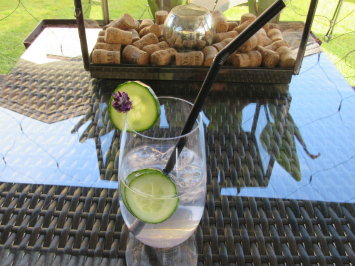 Lavender and Cucumber Sour