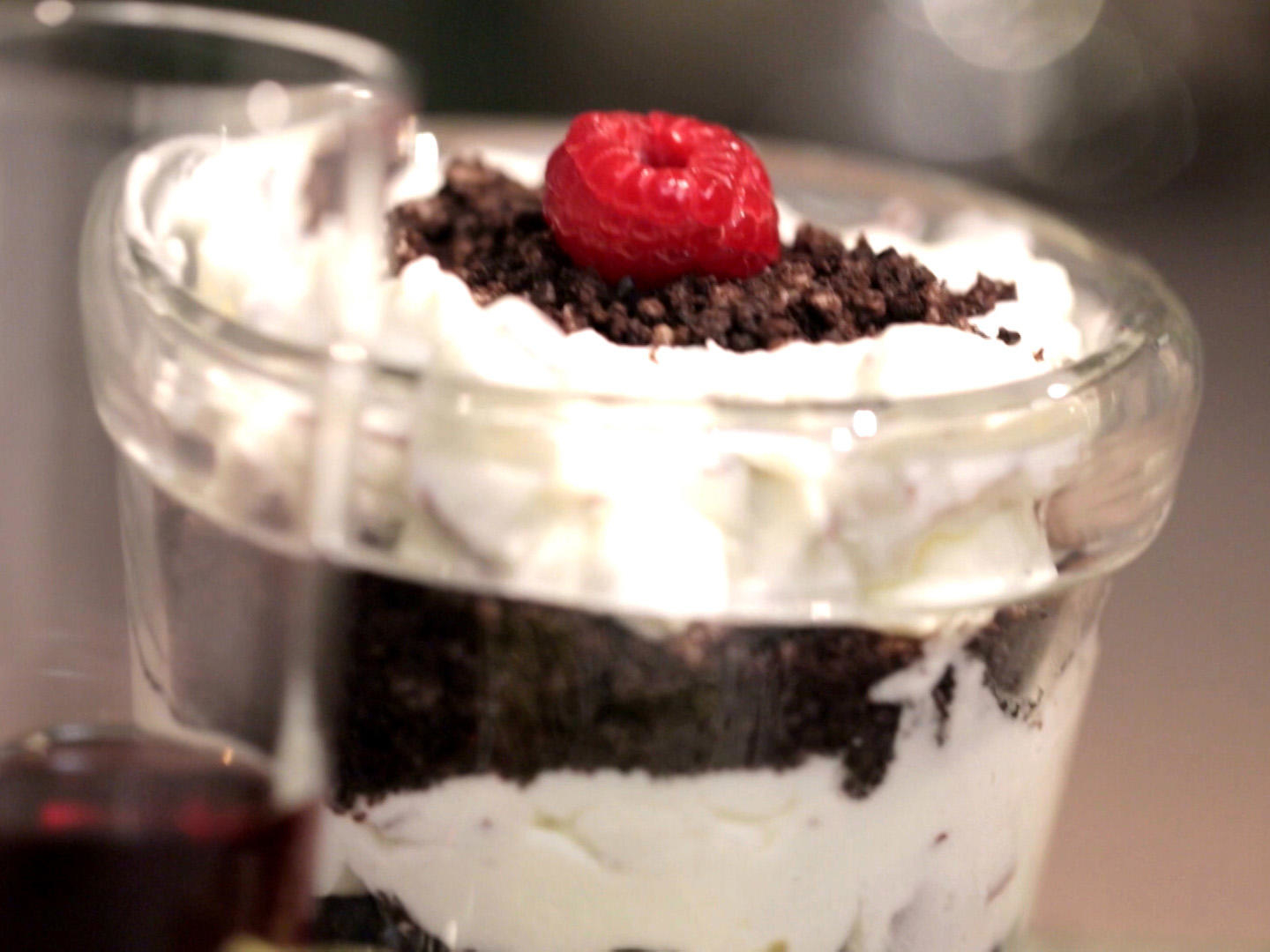 Schokokuchen mit Schokokussmousse
