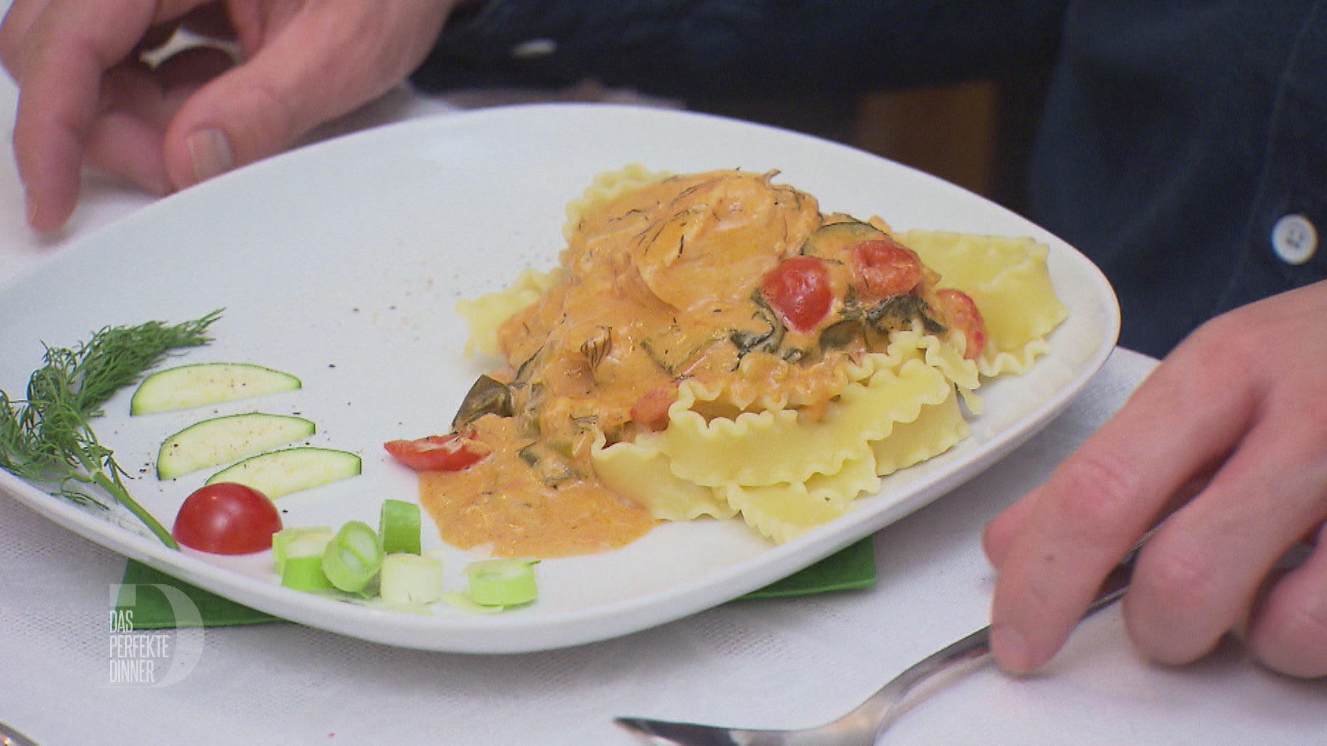 Pasta al Salmone mit einer fruchtig frischen Weißweinsahnesoße