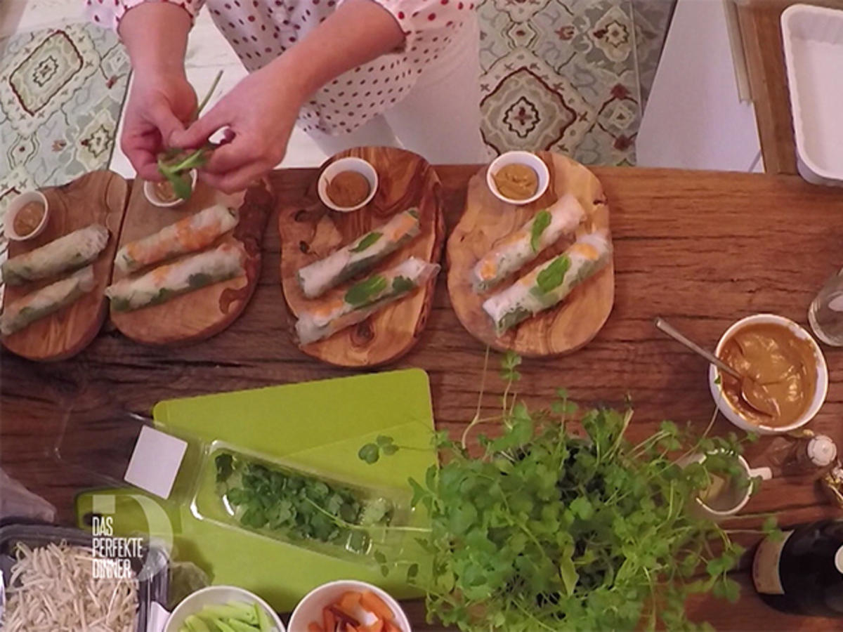 Summer Rolls - Leichte vietnamesische Frühlingsrolle mit knackiger Füllung
