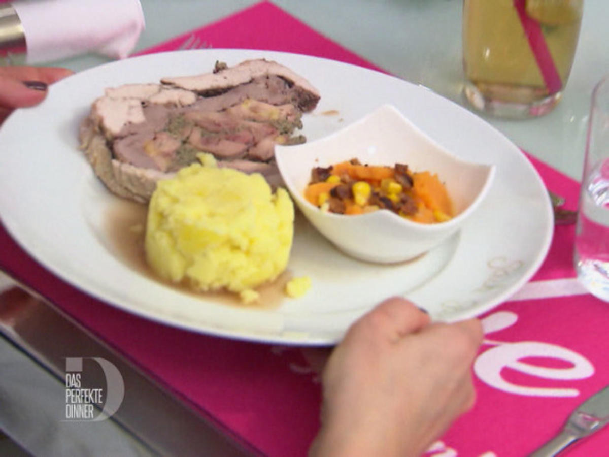 Turducken mit Süßkartoffel-Maissalat / Gack Gack