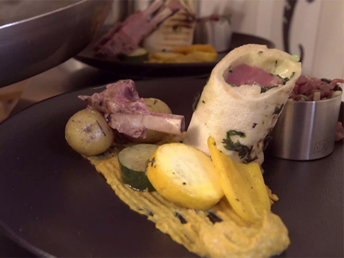 Lammvariationen mit Grillgemüse