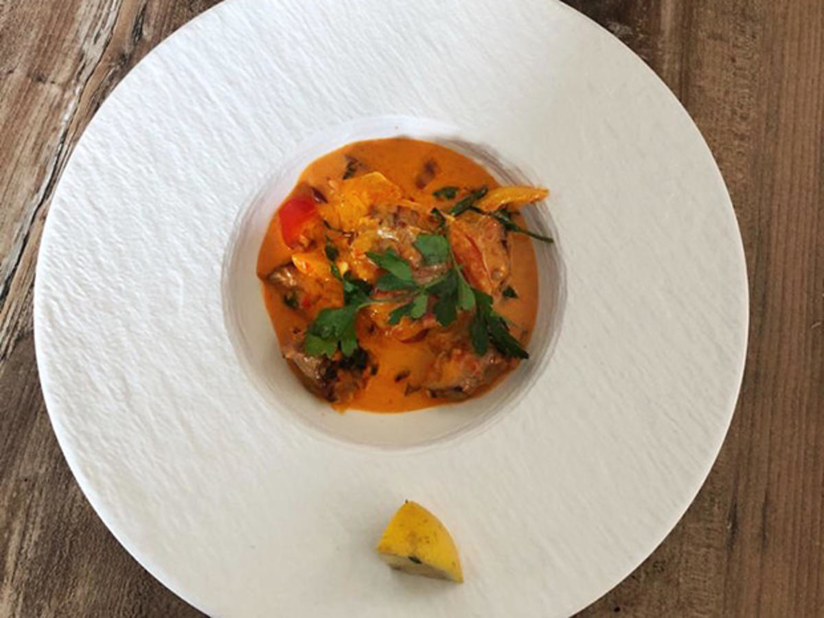 Geschnetzeltes mit Paprika und Kroketten (Roman Weidenfeller)